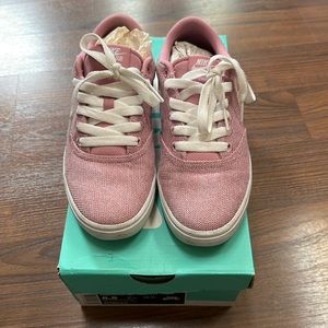 Pink nike sneakers